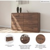 image:imageSignature Design by Ashley 6 Drawer Dresser Brown Walnut Finish