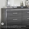 image:imageSignature Design by Ashley 6 Drawer Dresser Master Bedroom Grey DresserGrey