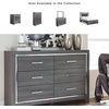 image:imageSignature Design by Ashley 6 Drawer Dresser Master Bedroom Grey DresserGrey