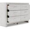 image:imageSignature Design by Ashley 6 Drawer Dresser Master Bedroom Grey DresserWhite
