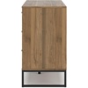 image:imageSignature Design by Ashley 6 Drawer Dresser for Bedroom Light Natural OakBrownBlack