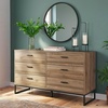 image:imageSignature Design by Ashley 6 Drawer Dresser for Bedroom Light Natural OakBrownBlack