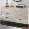 image:imageSignature Design by Ashley 6 Drawer Dresser for Bedroom Light Natural OakNaturalBlack