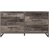 image:imageSignature Design by Ashley 6 Drawer Dresser for Bedroom Light Natural OakPlankBlack1