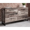 image:imageSignature Design by Ashley 6 Drawer Dresser for Bedroom Light Natural OakPlankBlack1
