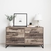 image:imageSignature Design by Ashley 6 Drawer Dresser for Bedroom Light Natural OakPlankBlack1