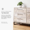 image:imageSignature Design by Ashley 6 Drawer Dresser for Bedroom Light Natural OakWhitewashBlack
