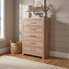 image:imageSignature Design by Ashley 6 Drawer Dresser for Bedroom Light Oak FinishChest of Drawers