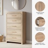 image:imageSignature Design by Ashley 6 Drawer Dresser for Bedroom Light Oak FinishChest of Drawers