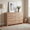image:imageSignature Design by Ashley 6 Drawer Dresser for Bedroom Light Oak FinishDresser