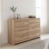 image:imageSignature Design by Ashley 6 Drawer Dresser for Bedroom Light Oak FinishDresser