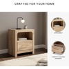image:imageSignature Design by Ashley 6 Drawer Dresser for Bedroom Light Oak FinishNightstand