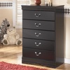 image:imageSignature Design by Ashley 6 Drawer White Dresser for Bedroom AnarasiaBlack