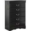 image:imageSignature Design by Ashley 6 Drawer White Dresser for Bedroom AnarasiaBlack