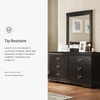 image:imageSignature Design by Ashley 6 Drawer White Dresser for Bedroom AnarasiaBlack