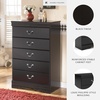 image:imageSignature Design by Ashley 6 Drawer White Dresser for Bedroom AnarasiaBlack