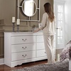 image:imageSignature Design by Ashley 6 Drawer White Dresser for Bedroom AnarasiaWhite