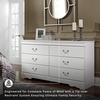 image:imageSignature Design by Ashley 6 Drawer White Dresser for Bedroom AnarasiaWhite