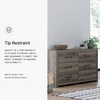 image:imageSignature Design by Ashley 6Drawer Bedroom Dresser Whitewash PaxberryBrown Gray