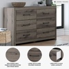 image:imageSignature Design by Ashley 6Drawer Bedroom Dresser Whitewash PaxberryBrown Gray