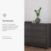 image:imageSignature Design by Ashley 6Drawer Bedroom Dresser Whitewash PaxberryCharcoal