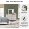 image:imageSignature Design by Ashley 8Drawer Dresser with Mirror Antiqued WhiteAntique White
