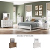 image:imageSignature Design by Ashley 8Drawer Dresser with Mirror Antiqued WhiteAntique White