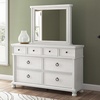 image:imageSignature Design by Ashley 8Drawer Dresser with Mirror Antiqued WhiteAntique White