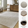 image:imageSignature Design by Ashley 8x10 Area Rug Gray Ivory Wool Tufted Rug711 x 911 Rectangular