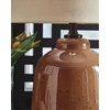 image:imageSignature Design by Ashley Aaleahya Unique Glass Table Lamp Rust Red
