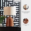 image:imageSignature Design by Ashley Aaleahya Unique Glass Table Lamp Rust Red