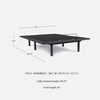 image:imageSignature Design by Ashley Adjustable Base Queen Bed Frame Head Up Only