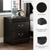 image:imageSignature Design by Ashley Alisdair 2 Drawer Nightstand Reddish BrownBlack