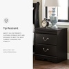 image:imageSignature Design by Ashley Alisdair 2 Drawer Nightstand Reddish BrownBlack