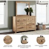 image:imageSignature Design by Ashley Allihauser 6 Drawer Dresser with Mirror TanNatural Brown