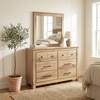 image:imageSignature Design by Ashley Allihauser 6 Drawer Dresser with Mirror TanNatural Brown