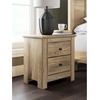 image:imageSignature Design by Ashley Allihauser Classic Nightstand with USB Port and Storage Light Brown