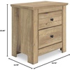 image:imageSignature Design by Ashley Allihauser Classic Nightstand with USB Port and Storage Light Brown