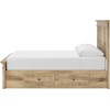 image:imageSignature Design by Ashley Allihauser Queen Platform Storage Bed Tan