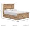 image:imageSignature Design by Ashley Allihauser Queen Platform Storage Bed Tan