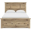 image:imageSignature Design by Ashley Allihauser Queen Platform Storage Bed Tan