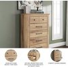 image:imageSignature Design by Ashley Allihauser Vintage 5Drawer Chest with Safety Stop and Anti Tipping Light Brown