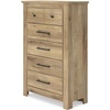 image:imageSignature Design by Ashley Allihauser Vintage 5Drawer Chest with Safety Stop and Anti Tipping Light Brown