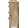 image:imageSignature Design by Ashley Allihauser Vintage 6Drawer Dresser with Safety Stop and Anti Tipping Light Brown