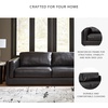 image:imageSignature Design by Ashley Amiata Modern Leather Match Upholstered Oversized Chair BlackBlack