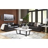 image:imageSignature Design by Ashley Amiata Modern Leather Match Upholstered Oversized Chair BlackBlack