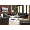 image:imageSignature Design by Ashley Amiata Modern Leather Match Upholstered Oversized Chair BlackBlack