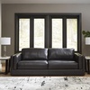 image:imageSignature Design by Ashley Amiata Modern Leather Match Upholstered Oversized Chair BlackBlack