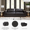image:imageSignature Design by Ashley Amiata Modern Leather Match Upholstered Oversized Chair BlackBlack