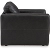 image:imageSignature Design by Ashley Amiata Modern Leather Match Upholstered Oversized Chair BlackBlack